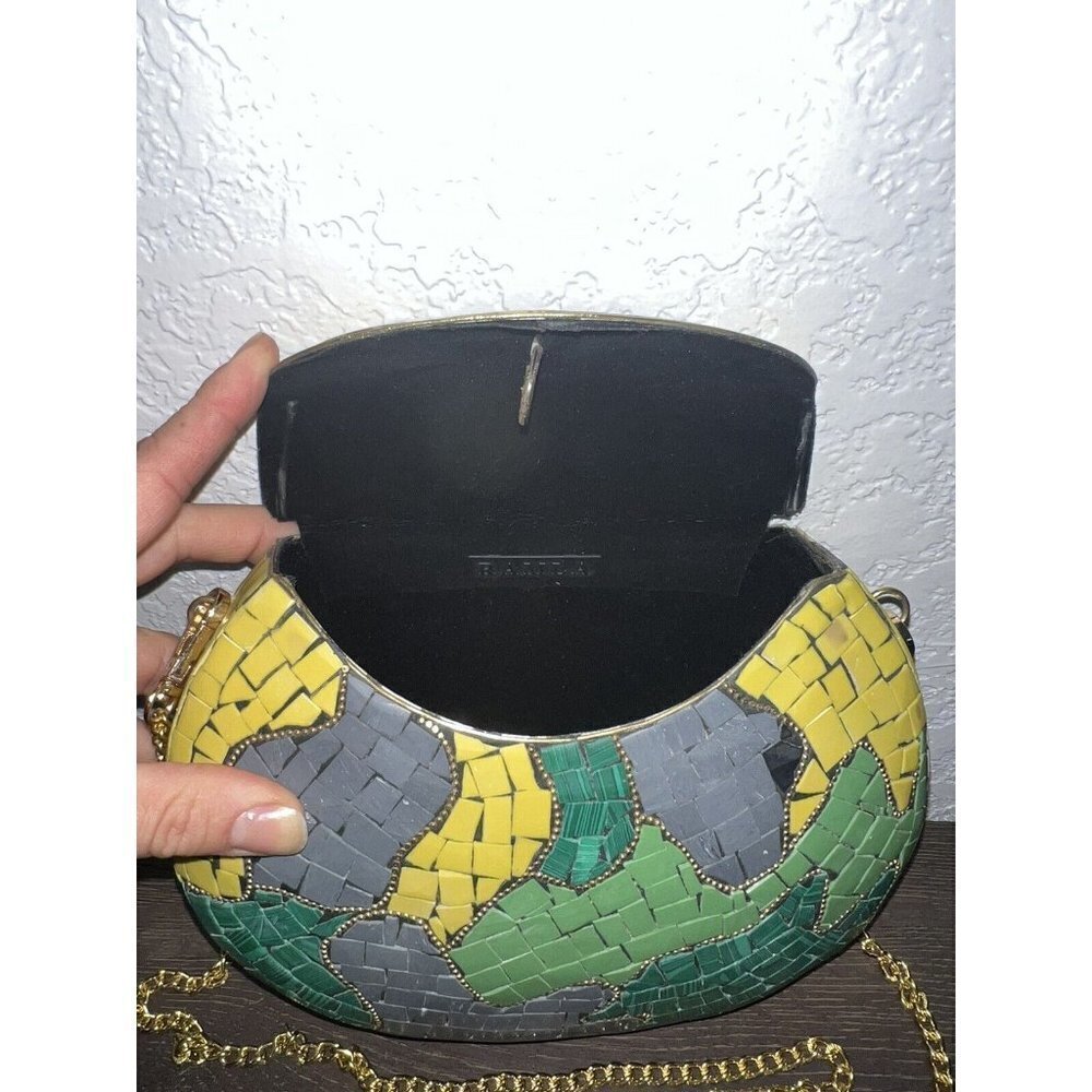 RAMLA Mosaic Bag Purse NEW Selling Sunset Gold Hardware Shoulder Bag Crossbody U - Picture 5 of 8